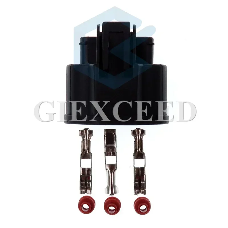 3 Pin AC Assembly 7283-1334-30 Waterproof Car Automotive Connector Cable Socket