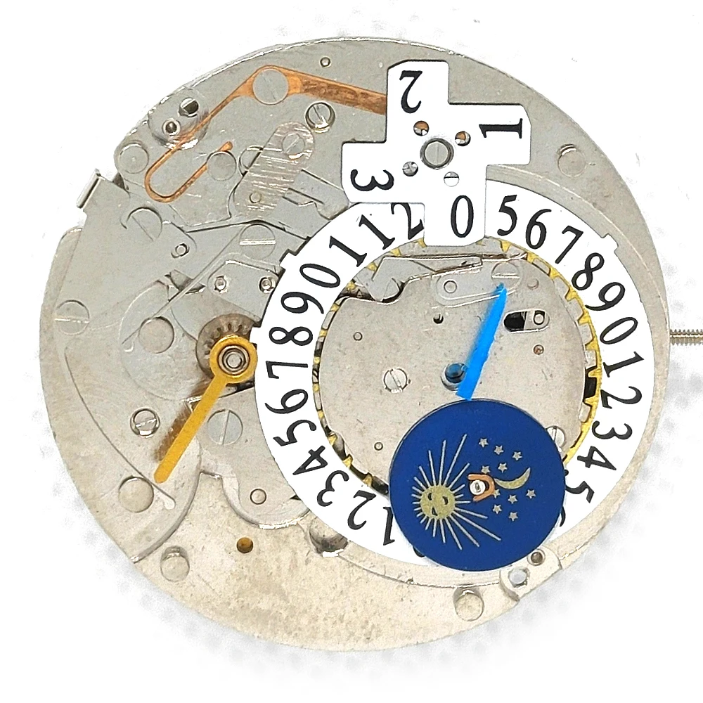 Multi functional mechanical movement calendar week flyback automatic for watch maker DIY