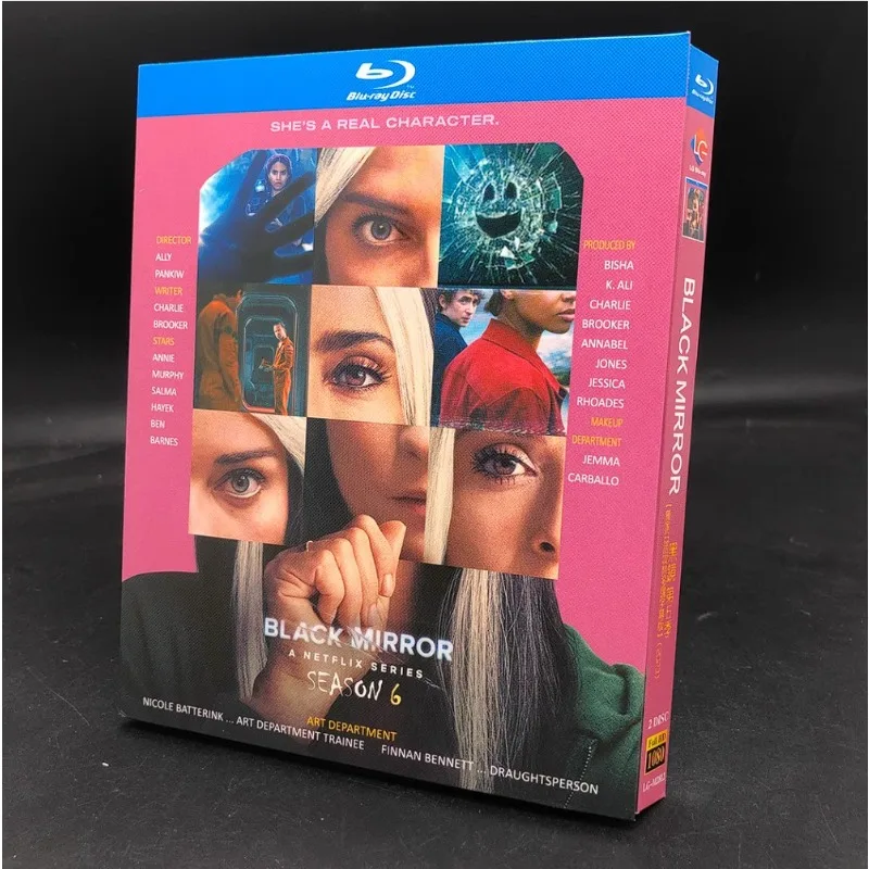 Black Mirror Season 1-7 (2025) Blu-ray discBlu-ray disc 8-Disc New Box Set image 3