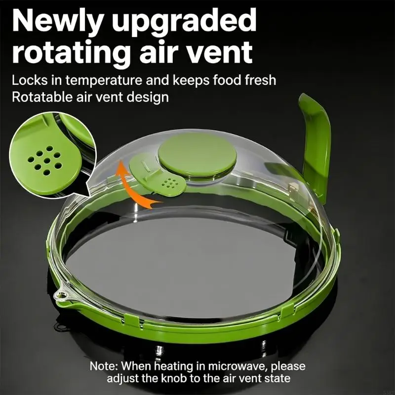 Useful Plastic Microwave Aid Ensures Uniform Warming And Tidiness 55KF