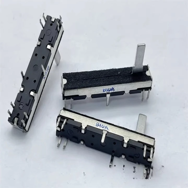 For roland synthesizer casio ct670digital piano 45mm volume adjustment sliding electric slotter b10k shaft length 15 10pcs