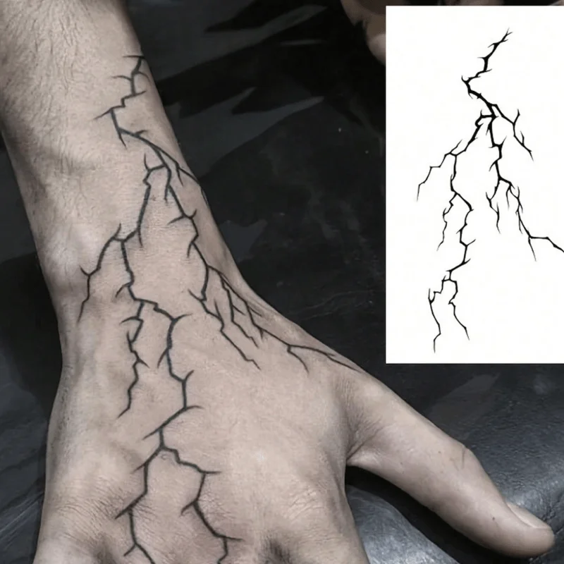 

4 шт. временные татуировки-наклейки, унисекс, водонепроницаемые, защищающие от пота татуировки