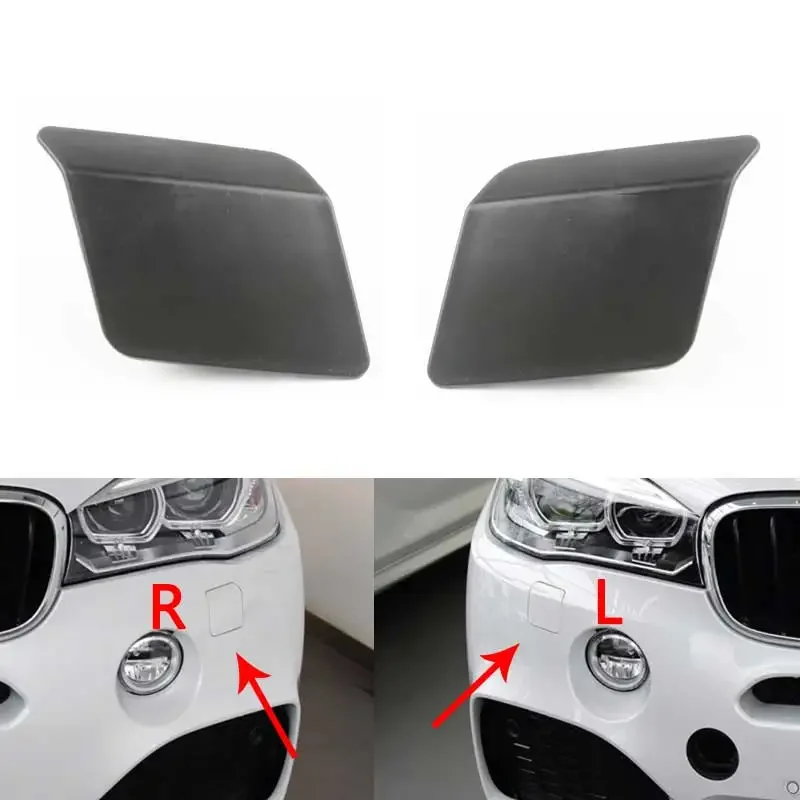 Front Bumper Headlight Lamp Washer Spray Nozzle Jet Cover Cap Lid For BMW X5 F15 F85 M Sport 2014-2018