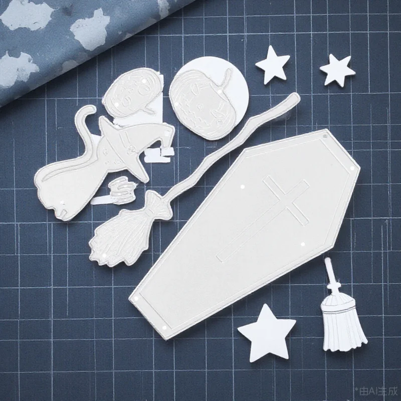 

Halloween Cutting Die High Carbon Steel Sturdy Craft Tool for DIY Scrapbooking Photo Album Decorative Cards Embossing Paper