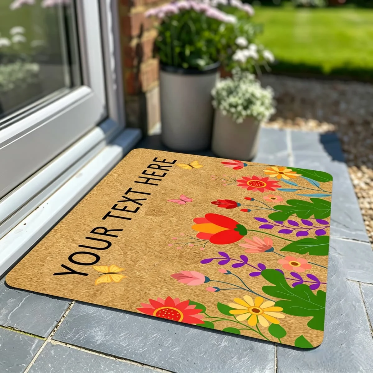 Customized Multi-Purpose Personalized Door Mats with Exclusive Family Names and Images for Kitchen  Dining Bedroom Living Room