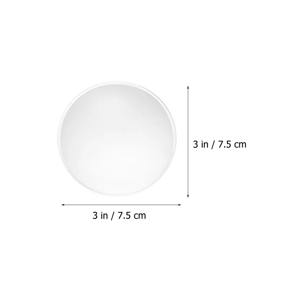 

10Pcs Clear Acrylic Double Convex Lens for Magnifying Device Accessories Magnifier Making Tools Magnification Lens