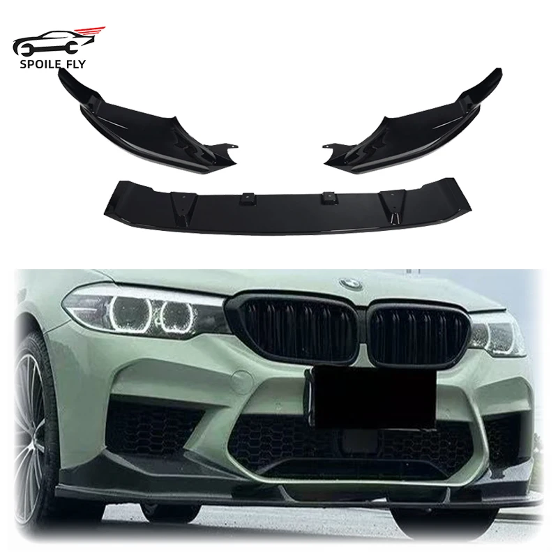

2018 To 2020 For BMW F90 M5 M5C GT Style Front Bumper Lip Spoiler Splitter Diffuser Guard Trim Body Kit By Gloss Black Body Kit