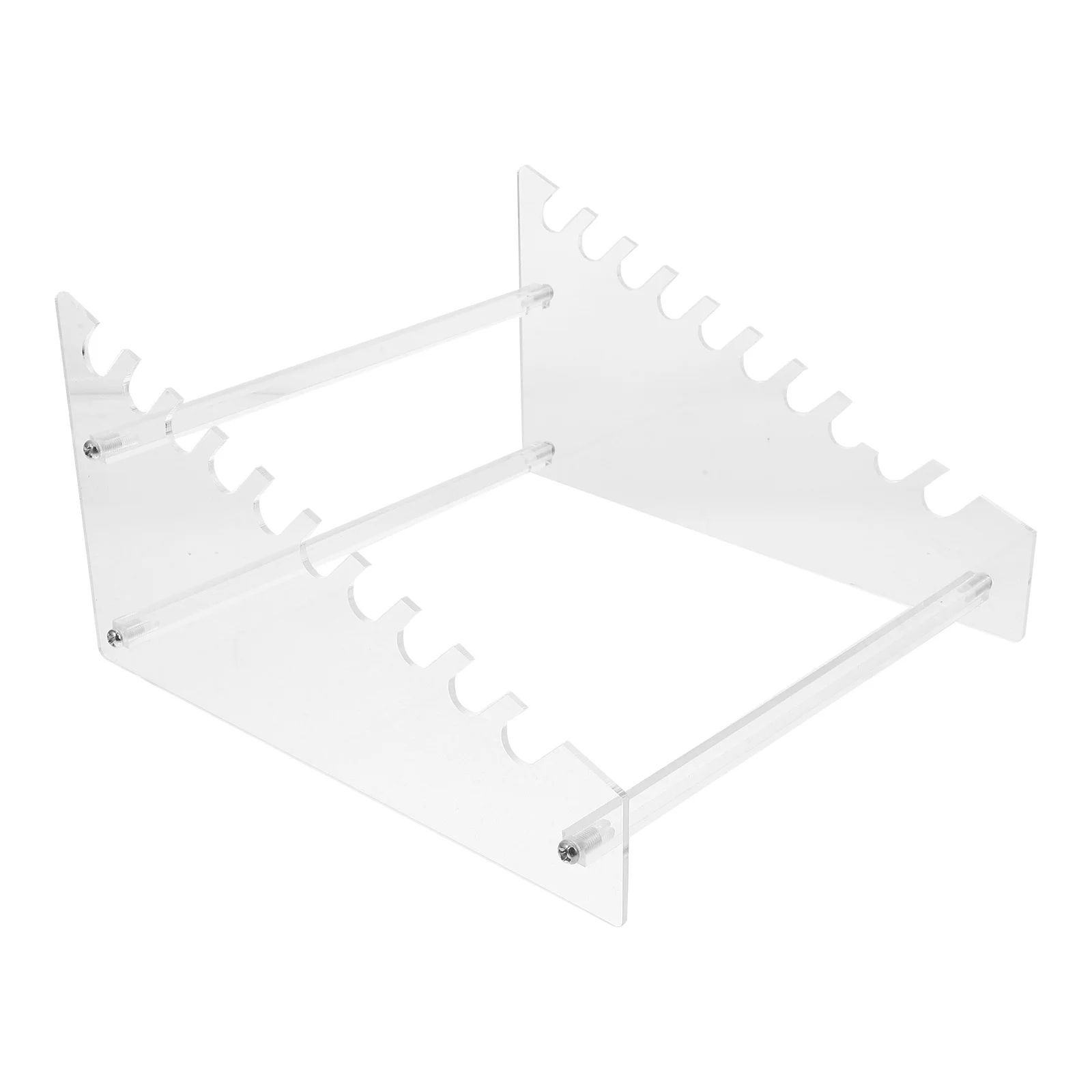 

Pipette Acrylic Holder Detachable Lab Linear Rack Stand Laboratory Drip Transparent