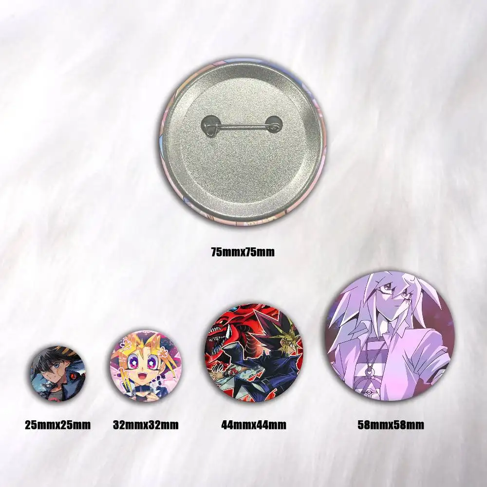 A-YuGiOh-h Anime Round Badges, Brooches, Clothing Accessories, Birthday Gifts, Anime Conventions