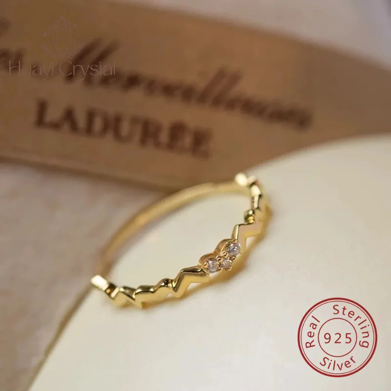 

Кольцо из стерлингового серебра 925 пробы с муассанитом и хвостом в форме сердца, универсальное закрытое кольцо