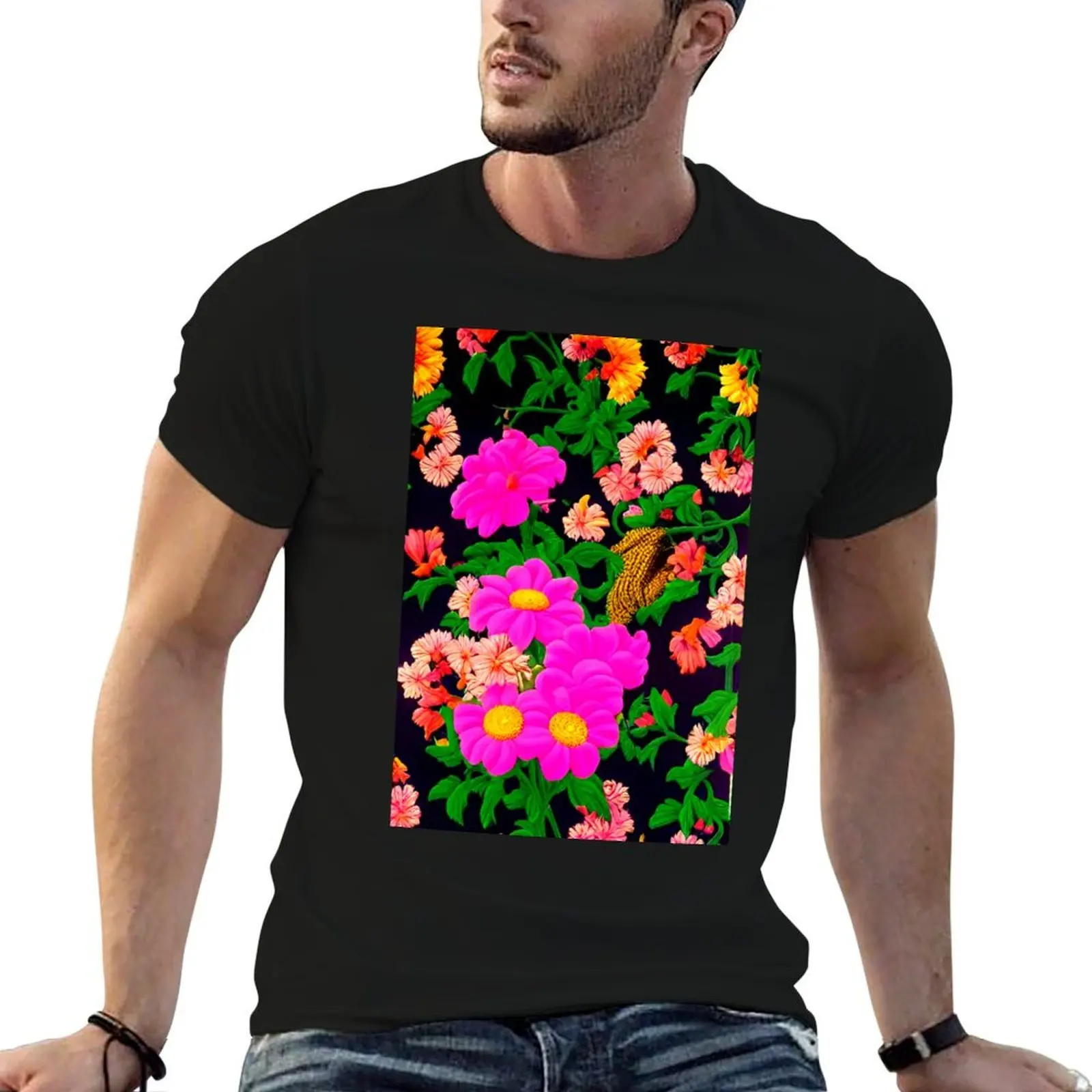 

kehinde wiley T-Shirt t shirts with prints anime t shirts oversize man t shirts for men T-shirt