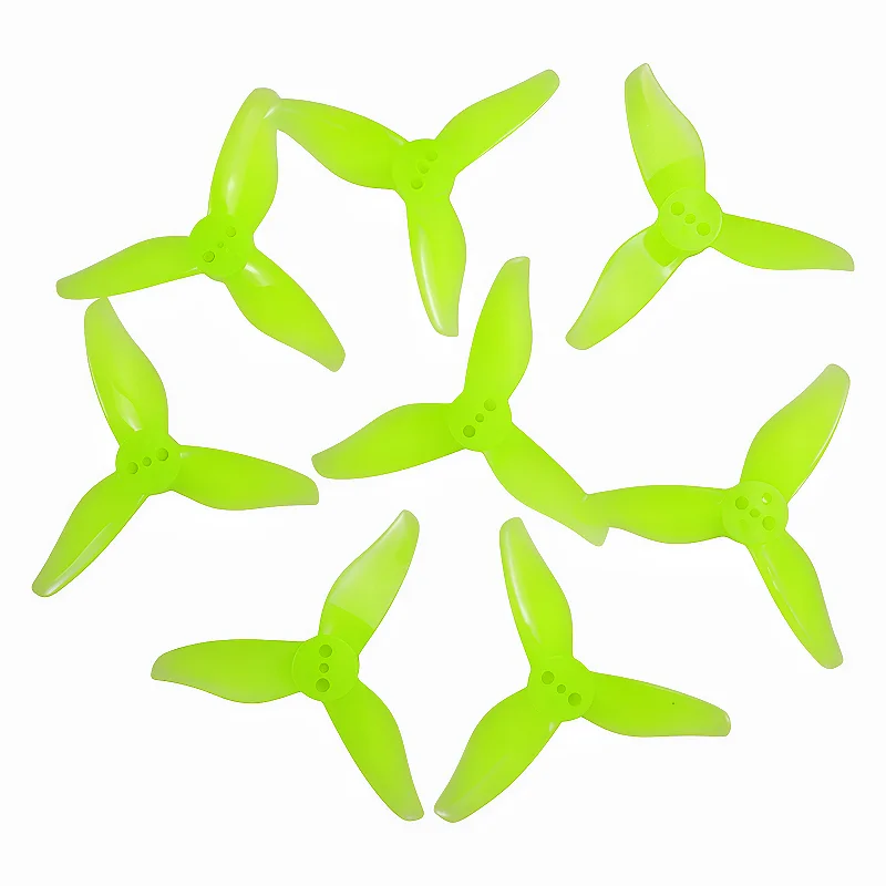 4Pairs 2023 3-Blade 2 Inch Propeller 3 Holes 1.0mm/1.5mm Center Hole Diameter for RC Toothpick FPV Drone