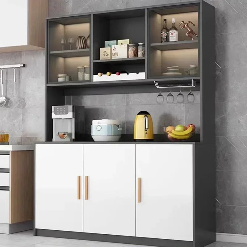 

Practical Kitchen Organizer Living Room Cabinets Storage Shelf Bar Open Cabinets Space Saving Wine Home Furniture