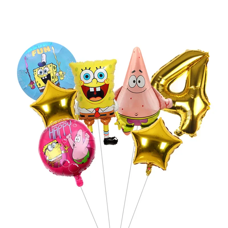 Niedlicher SpongeBob-Themen-Partykerzen-Geburtstagstorten-Topper für Kinderfeier-Dekoration – Detail 4