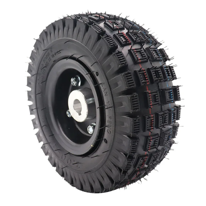 Anti slip wear-resistant 3.00-4 Scooter wheels Mini ATV 17mm /19mm Keyway hub tire inner Off Road pattern tyre kit