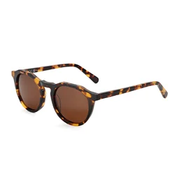 ZENOTTIC Fashion Acetate Polarized Sunglasses Round Vintage Shade UV400 New Men/Women Retro Ladies Sun Glasses 600001S