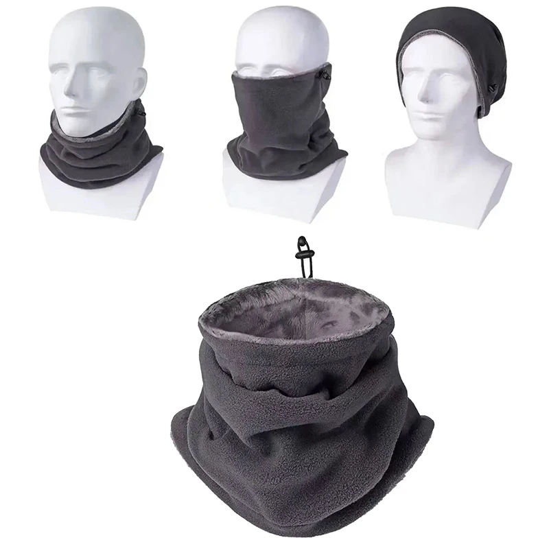 

Мотоциклетная теплая маска для мужчин и женщин, флисовая шея, уличная теплая ветрозащитная шарф, Балаклава для кемпинга, пешего туризма, велосипедная маска для лица на зиму