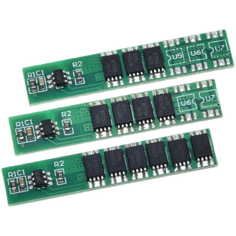 （1pcs）Single 3.7V lithium battery protection board 7.5A working current 3 4 6MOS 18650 polymer protection board