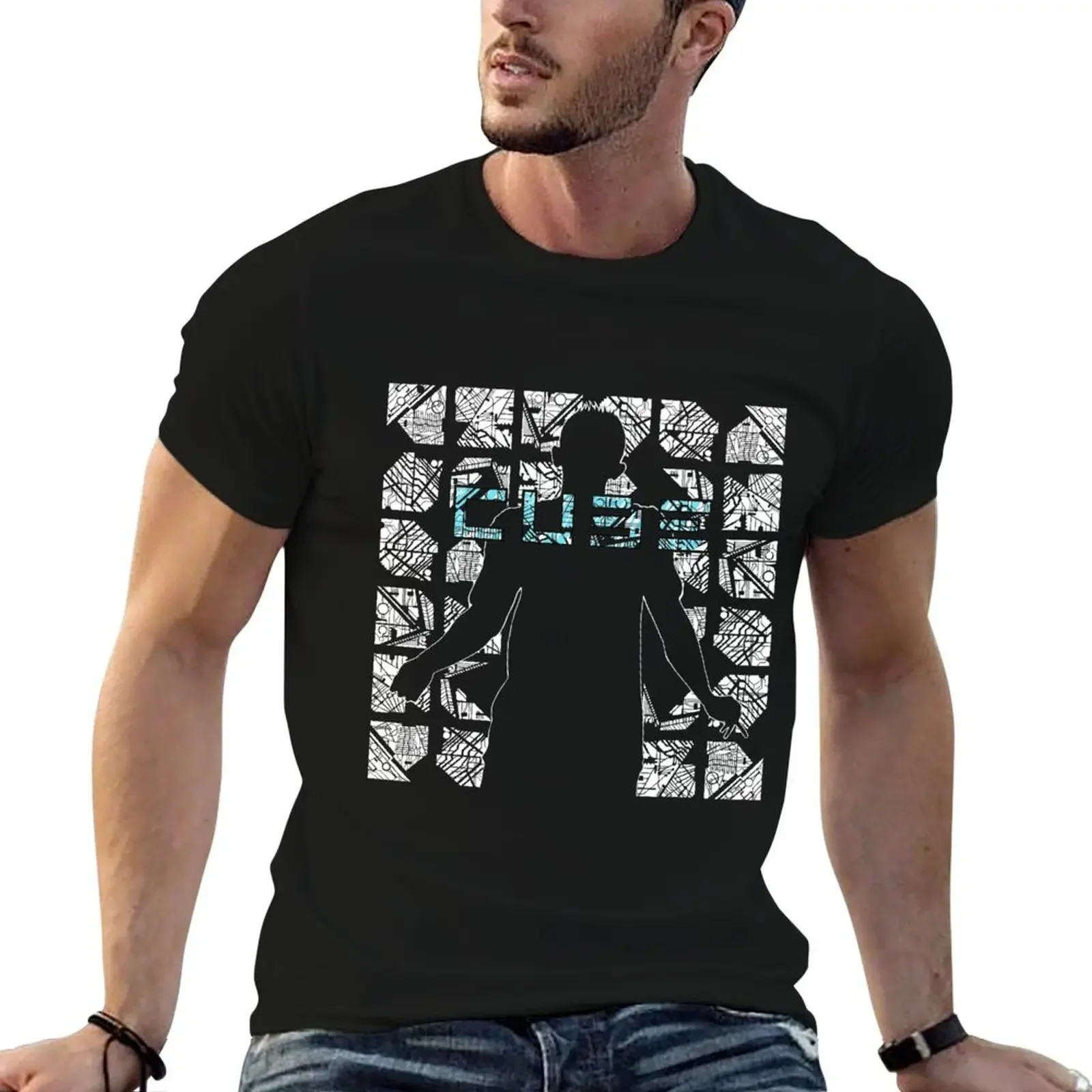 cube T-Shirt T-shirts oversize graphics shirts graphic tees anime shirts men