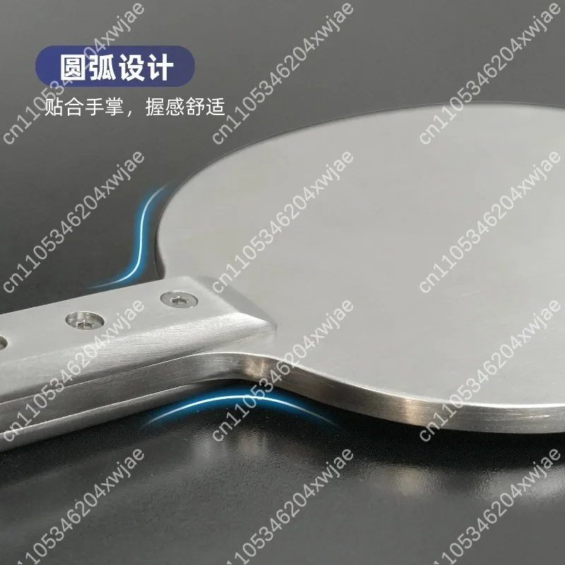 304 Stainless Steel Table Tennis Paddle Weighted Training Racket for Strength Building Arm Wrist Fitness