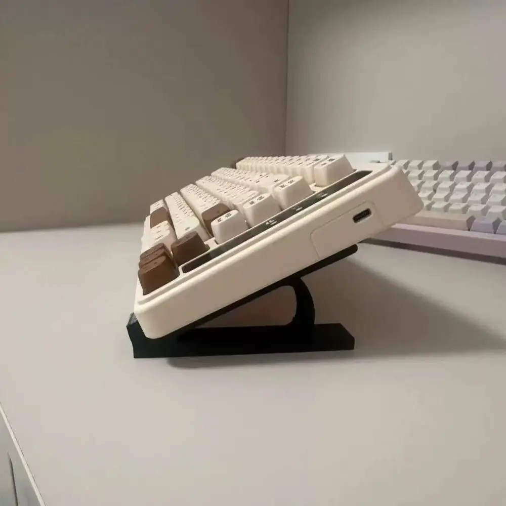 1 Pair Portable Keyboard Elevated Stand Raised Keyboard Angle Accessories Computer Keyboard Riser Plastic Monitor Holder