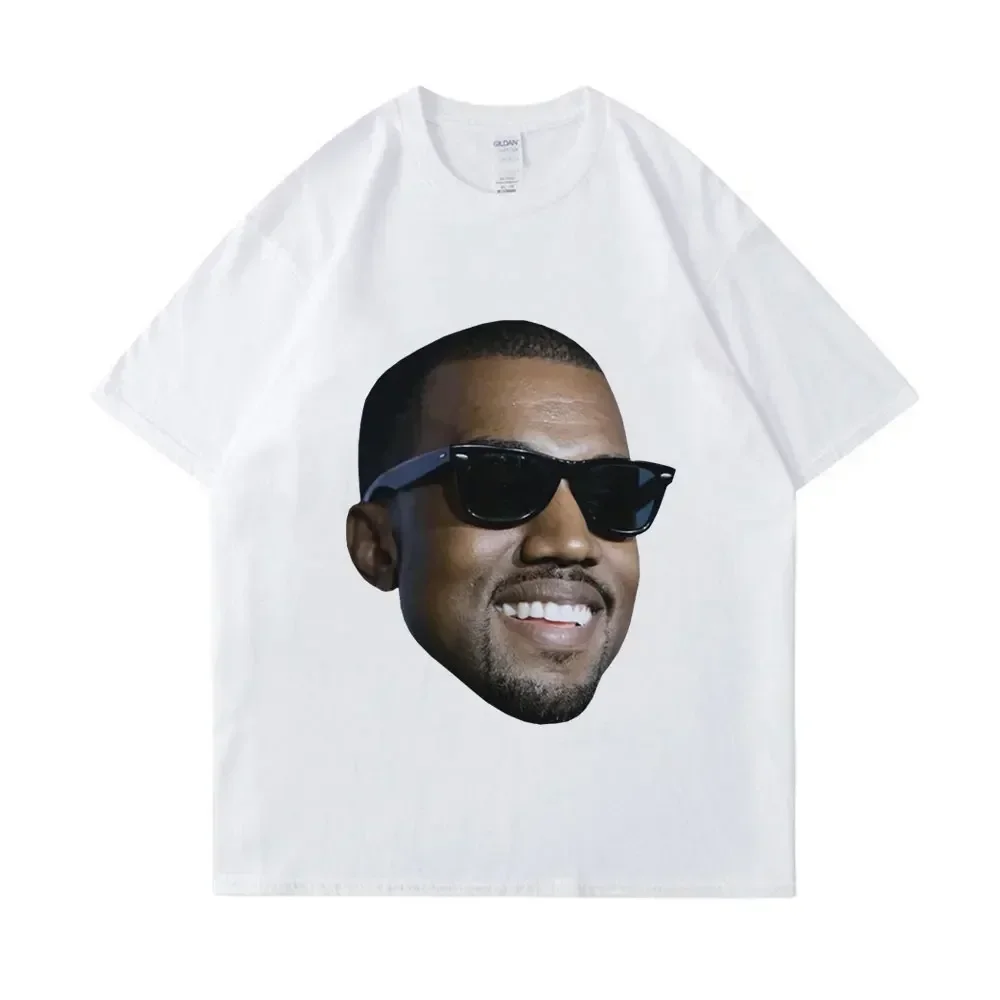 Graphics box 90s Rapper Kanye West Man Women T-shirts EU size loose Hip Hop short arms trunk comfortable street clothes