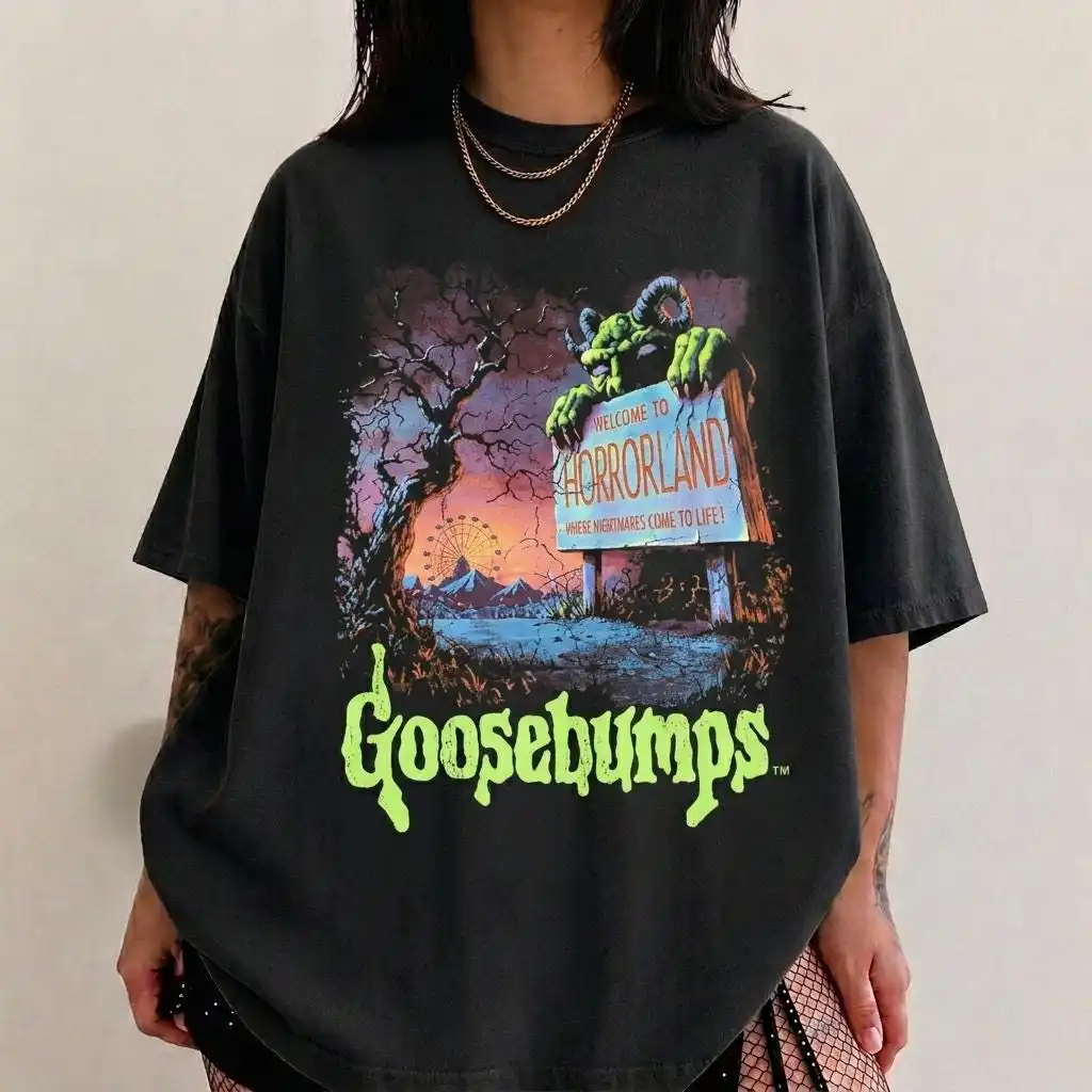 Halloween Goosebumps Shirt, Vintage Haunted House , Horror Graphic Tshirt, Movie Tee , Gift For Fans