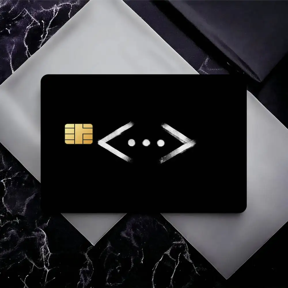 TV C-Cukur Credit Card Skin Stickers for Bank Card Bus Metro Card Sticker Waterproof Gift