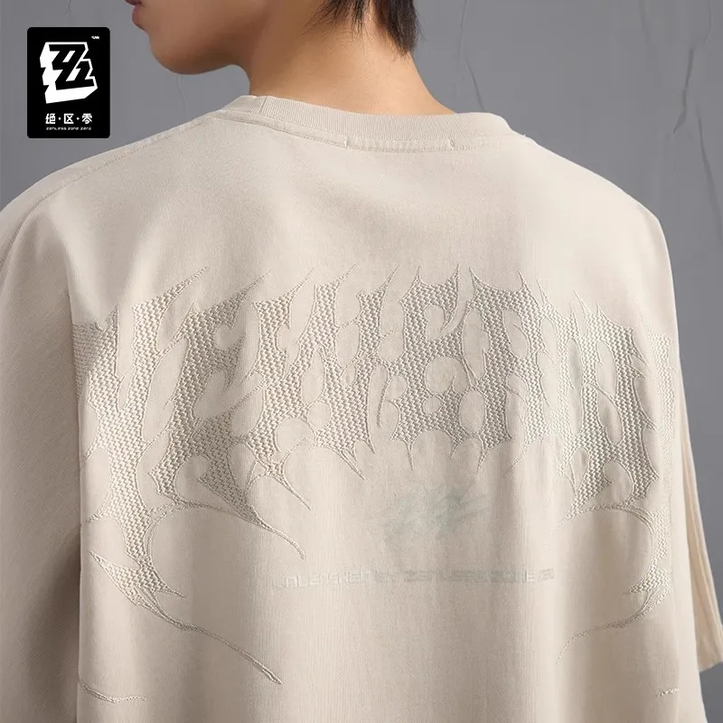 Official Zenless Zone Zero Genuine Anime & Game Peripherals STUDIO 2025SS Series Cotton Short Sleeve T-Shirt Cosplay Clothing