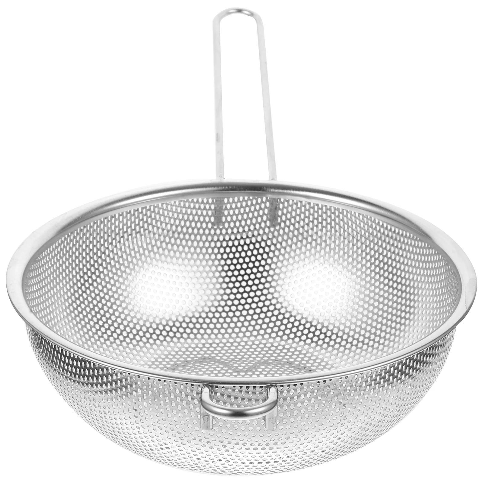

Stainless Steel Colander Basket Single Handle Filter Strainer For Vegetable Fruit Washing Draining Pasta Seafood Rice Filtering