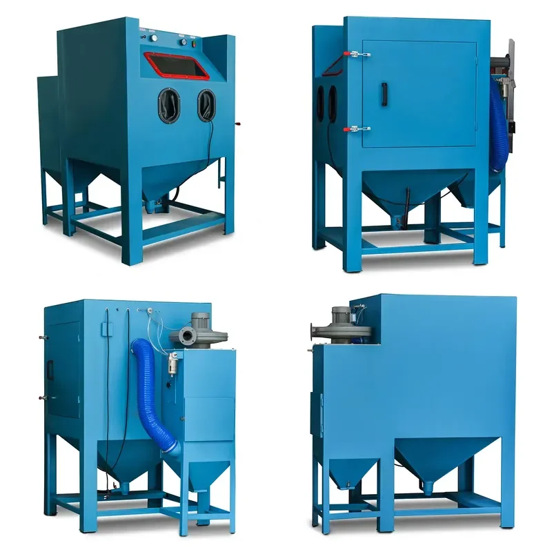 Dry Type High Pressure Alloy Wheel Sand Blasting Machine Cabinet
