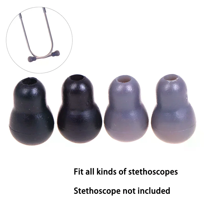 /YOV/2×Replacement Soft Silicone Earplug Ear Tips Earpieces For Littmann Stethoscope