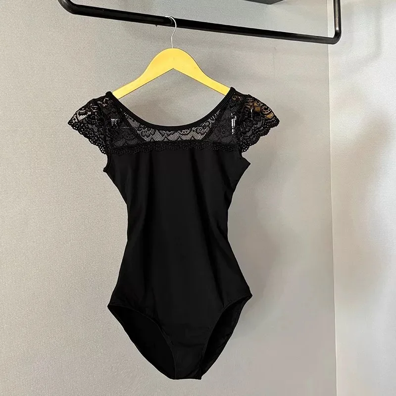 Ballett Trikot Frauen neue Yoga Trikot elegante Spitze Ballett Tanz Overall Dame tägliche Praxis Ballett Tanz kleidung – Detail 11