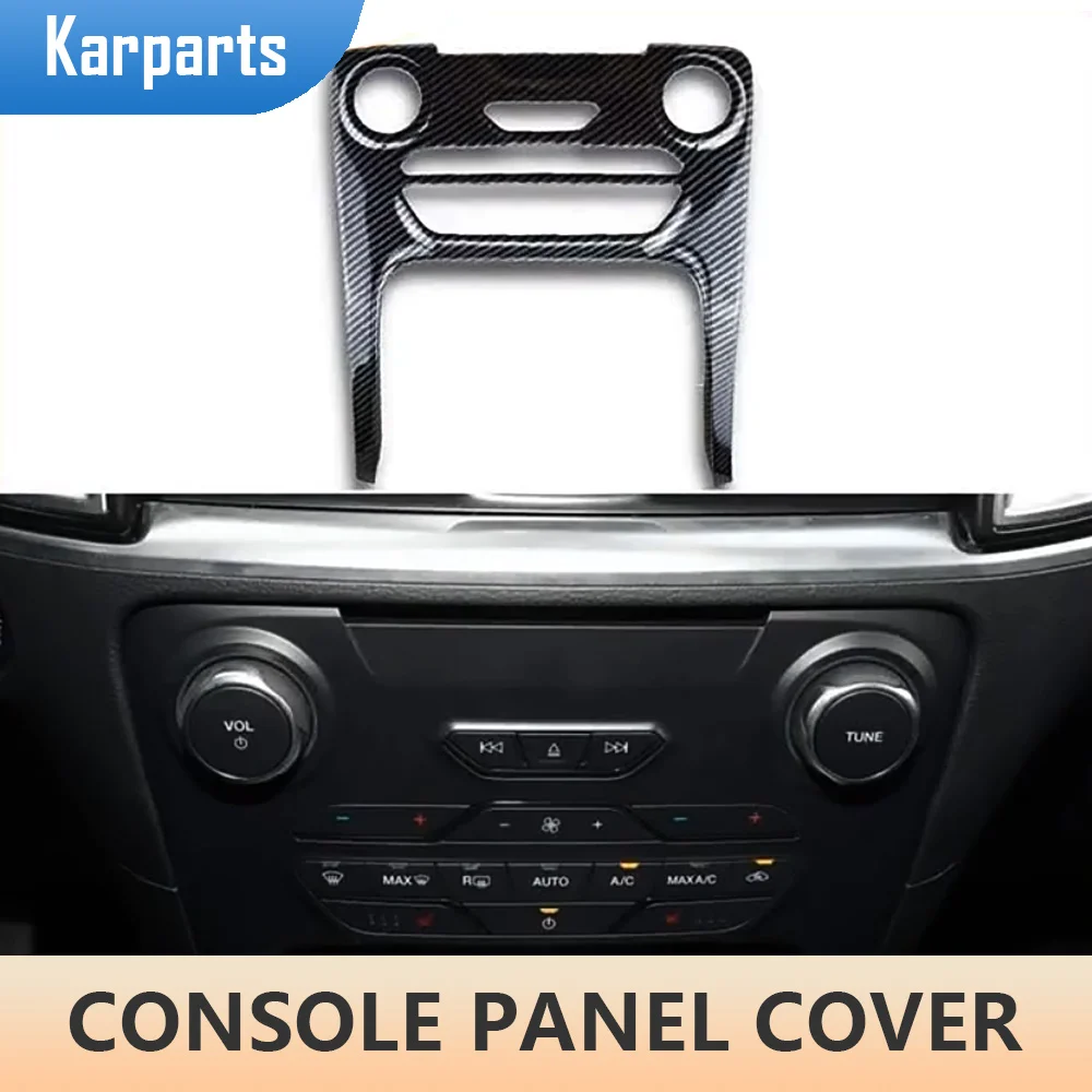 

Carbon Fiber Car Center Console Panel Frame Cover for Ford Ranger Everest Endeavour 2015 - 2021 Decoration Accessories