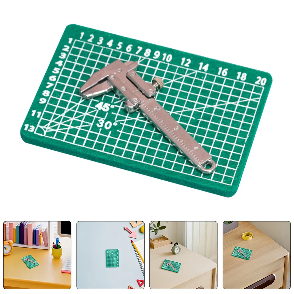 

Набор миниатюрных штангенциркулей: развивающий инструмент для детей, украшение для микросцен, аксессуар для мини-домиков, компактный