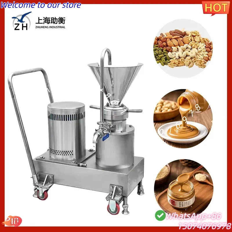 2026 2025 Hot Sale Factory Price Sesame Tahini Peanut Butter Making Machine Industrial Machine Almond Butter Colloidal Mill