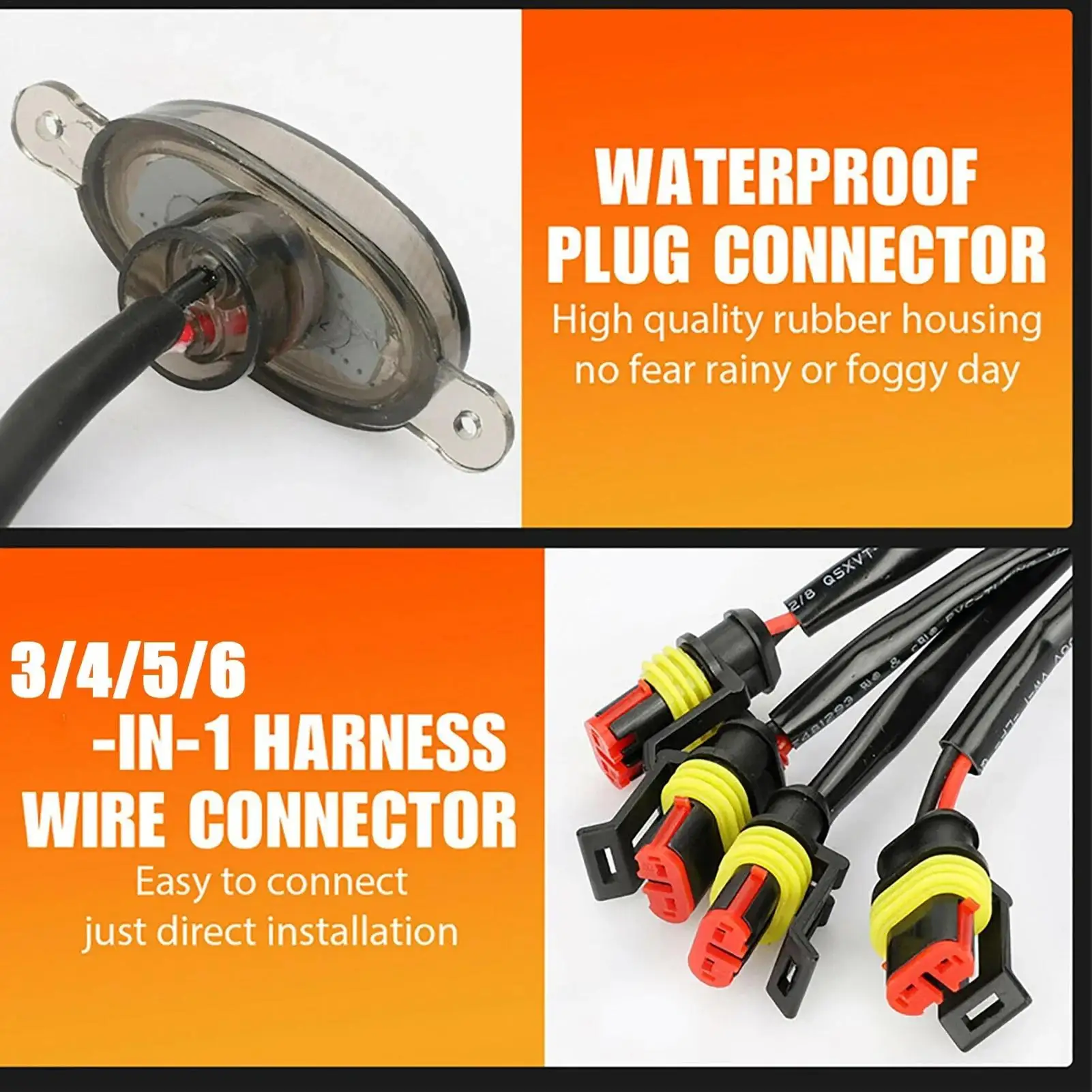 

Подсветка решетки автомобиля, водонепроницаемое внешнее украшение, светодиодные фонари высокой яркости для кемпинга, путешествий, поездок на работу, городские дорожные шорты