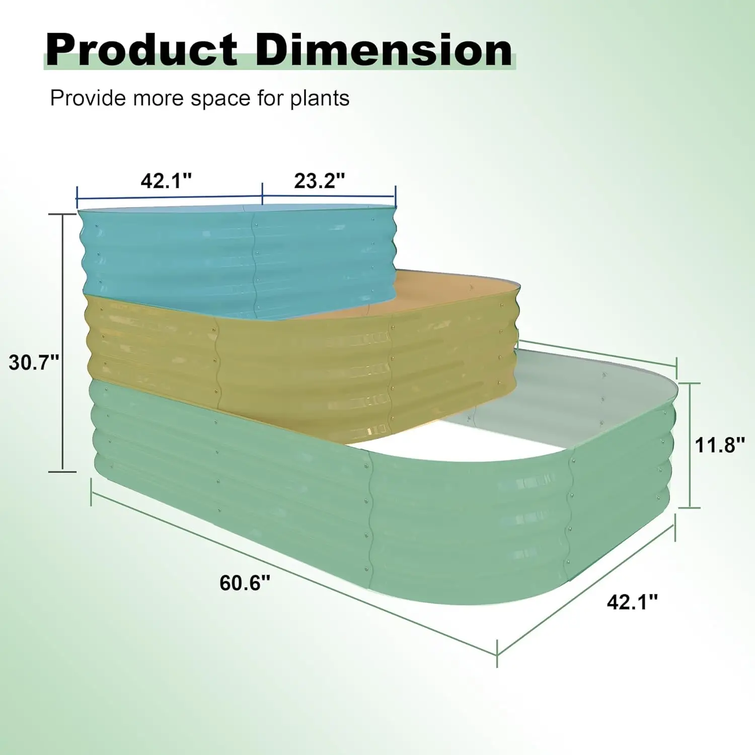 عبوتان من صندوق زراعة الطماطم لسرير الحديقة المرتفعة مع تعريشة، قفص طماطم ذاتي السقي مقاس 15.8 بوصة مع تعريشة شبه منحرفة للتسلق