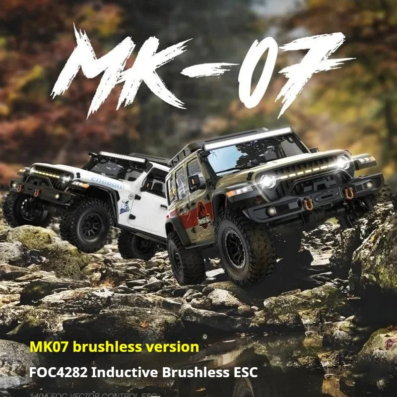 大型オフロード車 MK07 ラジコン 電動四輪駆動 1/7 クライミングカー ブラシレスモーター 二速 RCモデルカー おもちゃ