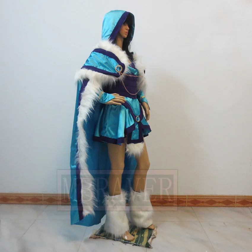 Dota 2 Crystal Maiden Cosplay Costume Halloween Christmas Party Uniform Custom Made Any Size