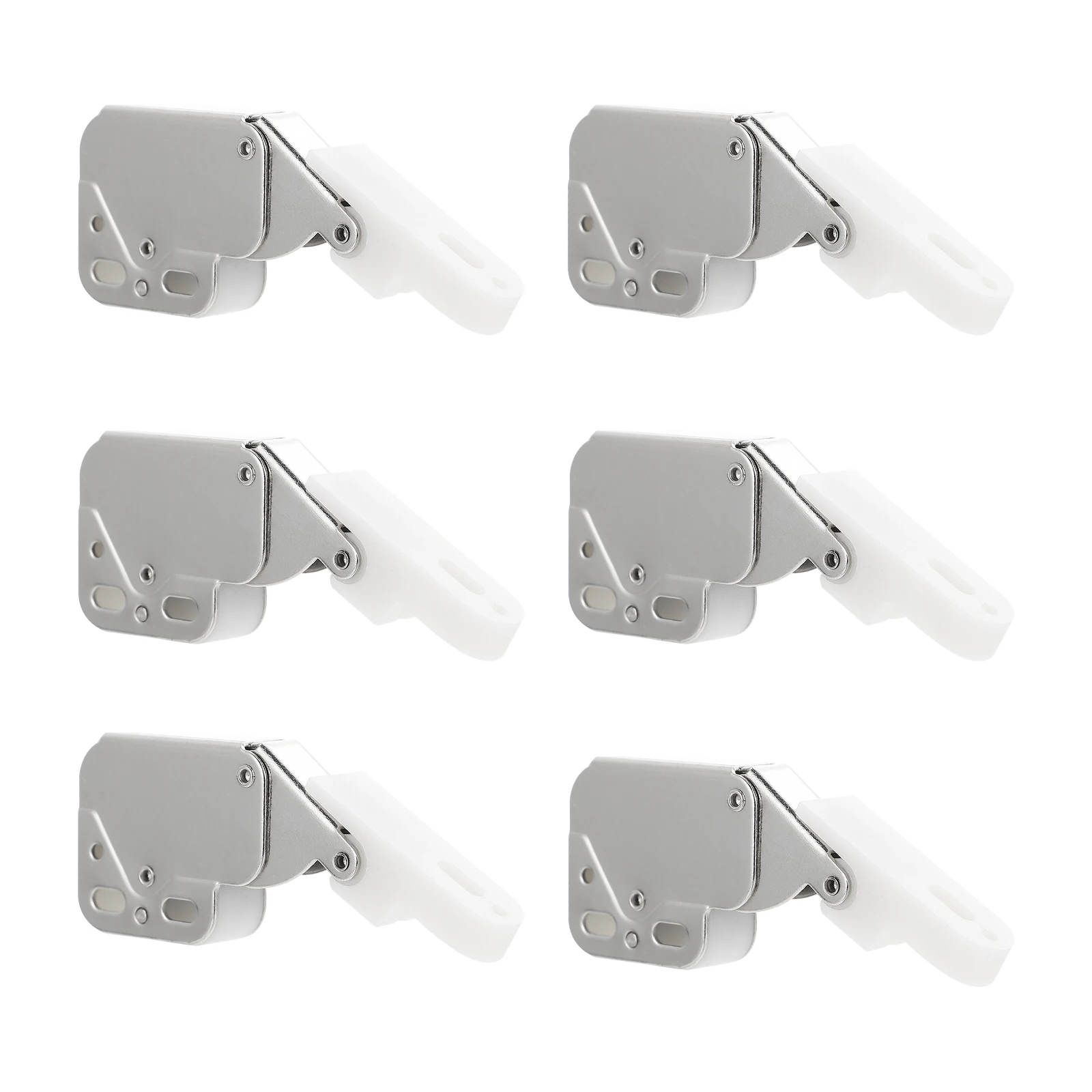 

Elephant Nose Lock Mini Tip Latch Spring Loaded Snap Self-locking Buckle Safety Locks Cupboards Durable Steel Nylon Furniture