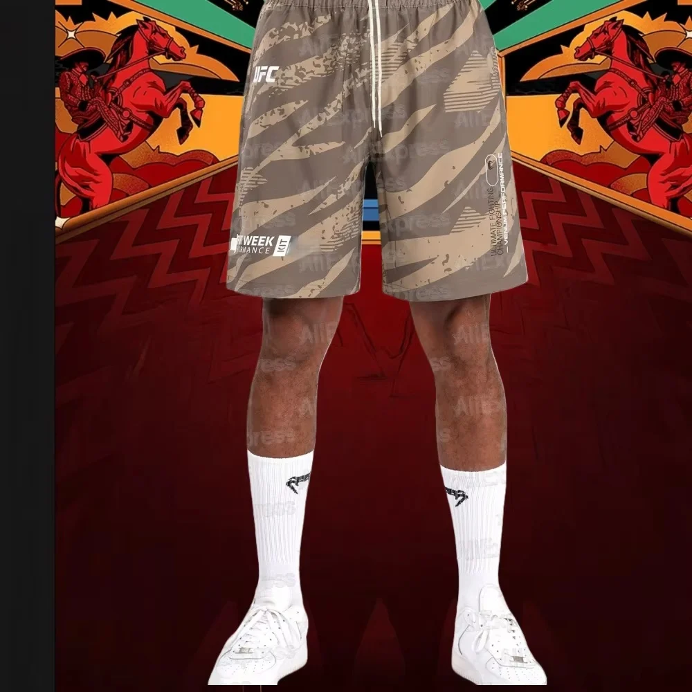 

Шорты для единоборств UFC MMA 2026: мужские и женские, тренировочные, свободные, дышащие, быстросохнущие, для бокса, баскетбола и других видов спорта