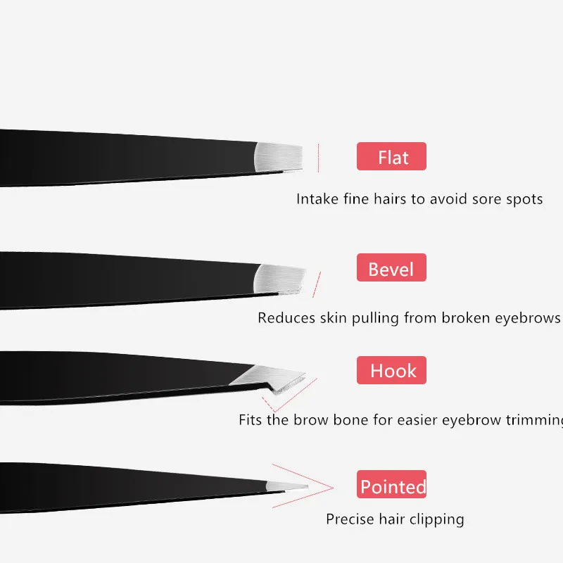 Anti statische Edelstahl pinzette Wartungs werkzeuge Industrielle Präzisions-Pinzette Reparatur werkzeug für Augenbrauen DIY
