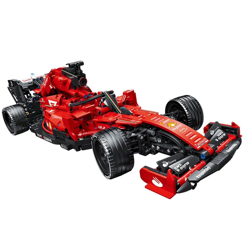 MOC Technische F1 Formule Racewagen Bouwstenen Kit 1:12 Schaal Supercar Model Bricks Puzzel Speelgoed Kinderen Creatieve Verjaardagscadeau
