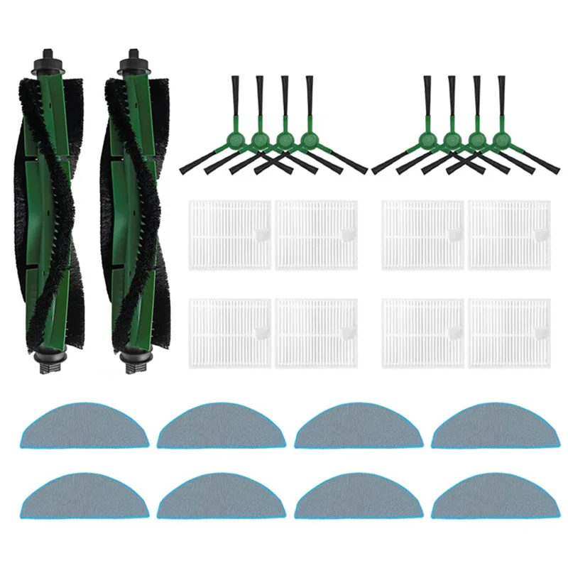 B47B-For Irobot Roomba Combo Essential، Roomba Vac الأساسية الرئيسية الأسطوانة الجانبية فرشاة فلتر Hepa ممسحة وسادة القماش الملحقات