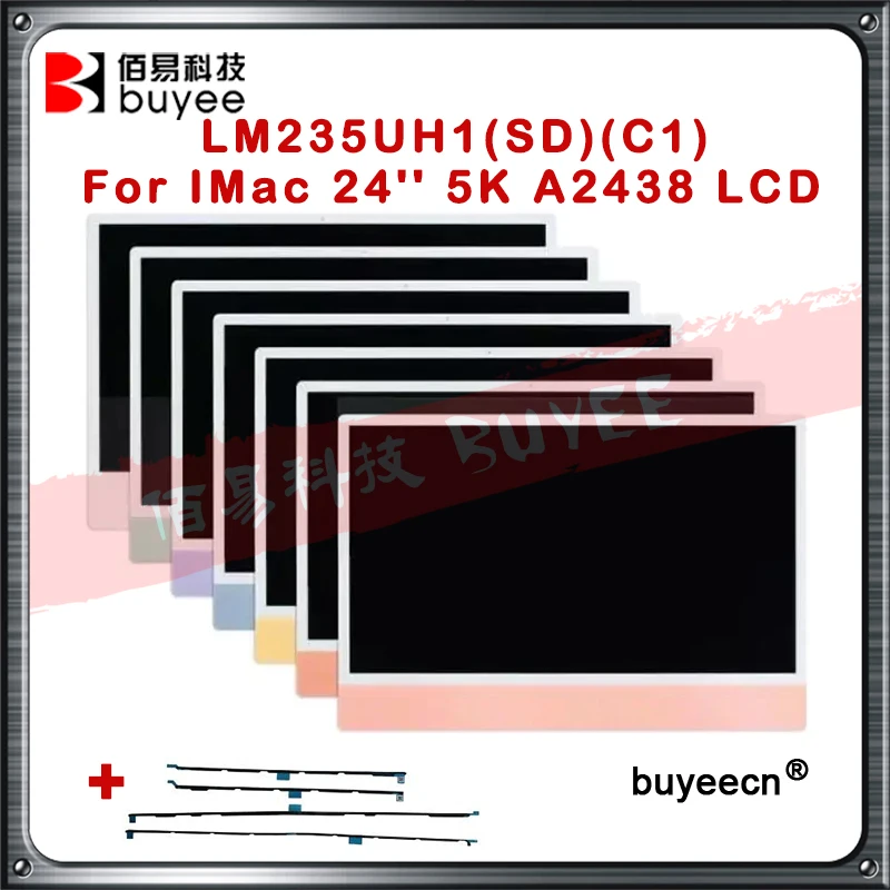 LM235UH1 SDC1 For IMac 24'' 5K A2438 LCD Screen Display Assembly 2021 Year LM235UH1(SD)(C1) Full LCD Display Replacement