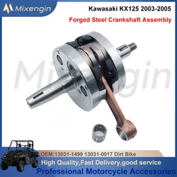 High Performance Crankshaft Assembly For Kawasaki KX125 03-2005 13031-0017 Motorcycle Engine Parts Connecting Rod Shaft Bearing