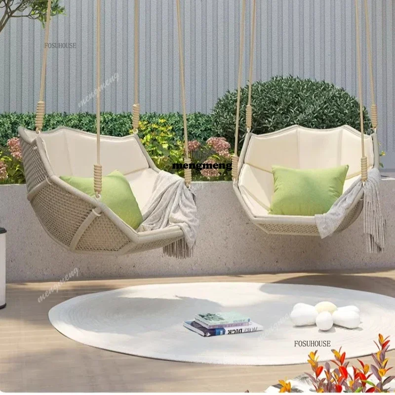 

Modern Outdoor Patio Swings Balcony Rocking Chair Indoor Adult Hanging Chairs Outdoor Single Swing Chairs Modern Hanging Basket