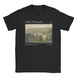 Vintage Pride And Prejudice Pemberley T-Shirts Men Crew Neck Cotton T Shirts Short Sleeve Tees New Arrival Clothing