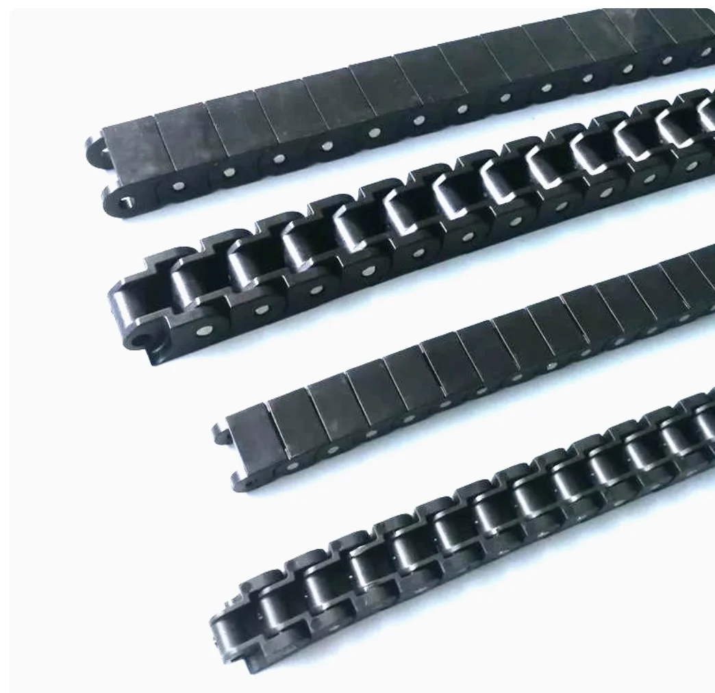 

3Meters Width:30MM mm Pitch:19.05mm Automated 60P Black Plastic Chain